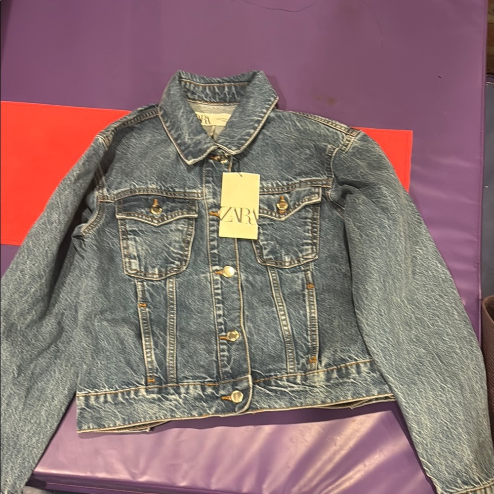 Zara Classic Blue Denim Jacket